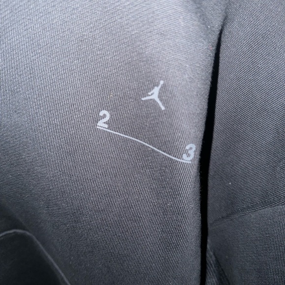 Nike Air Jordan 23 Engineered Black Heavyweight Fleece Pullover Hoodie (M) NWT - Picture 6 of 9